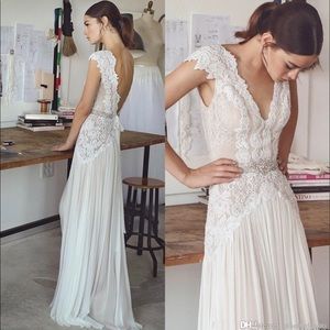 Boho wedding dress